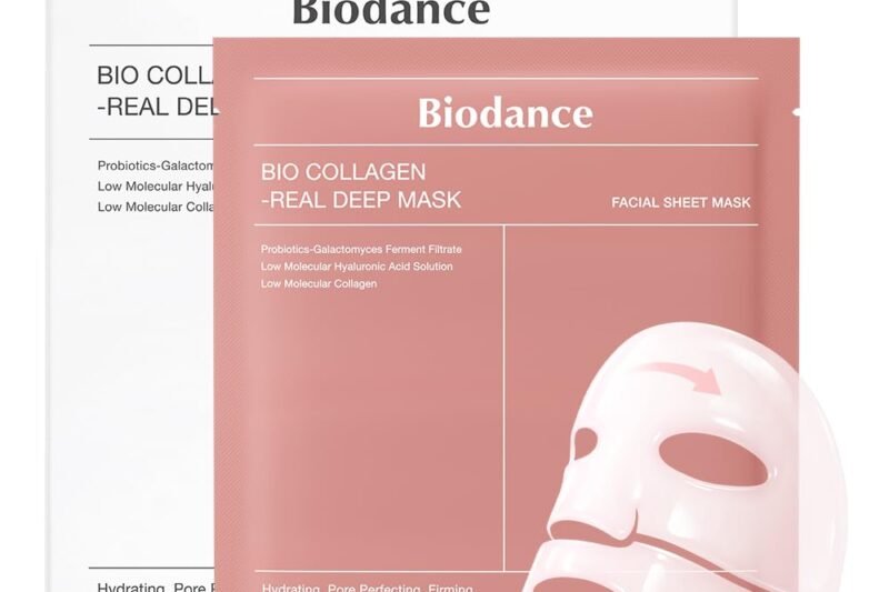 Click to see full view  Ask Rufus  What skin types is it for?   Does it contain any fragrances?   Can it be used daily?   Ask something else Biodance Bio-Collagen Real Deep Mask Pack of 4 – Face Masks, Face Mask, Women, Face Mask, Face Mask, Pore Refining, Wrinkle Treatment